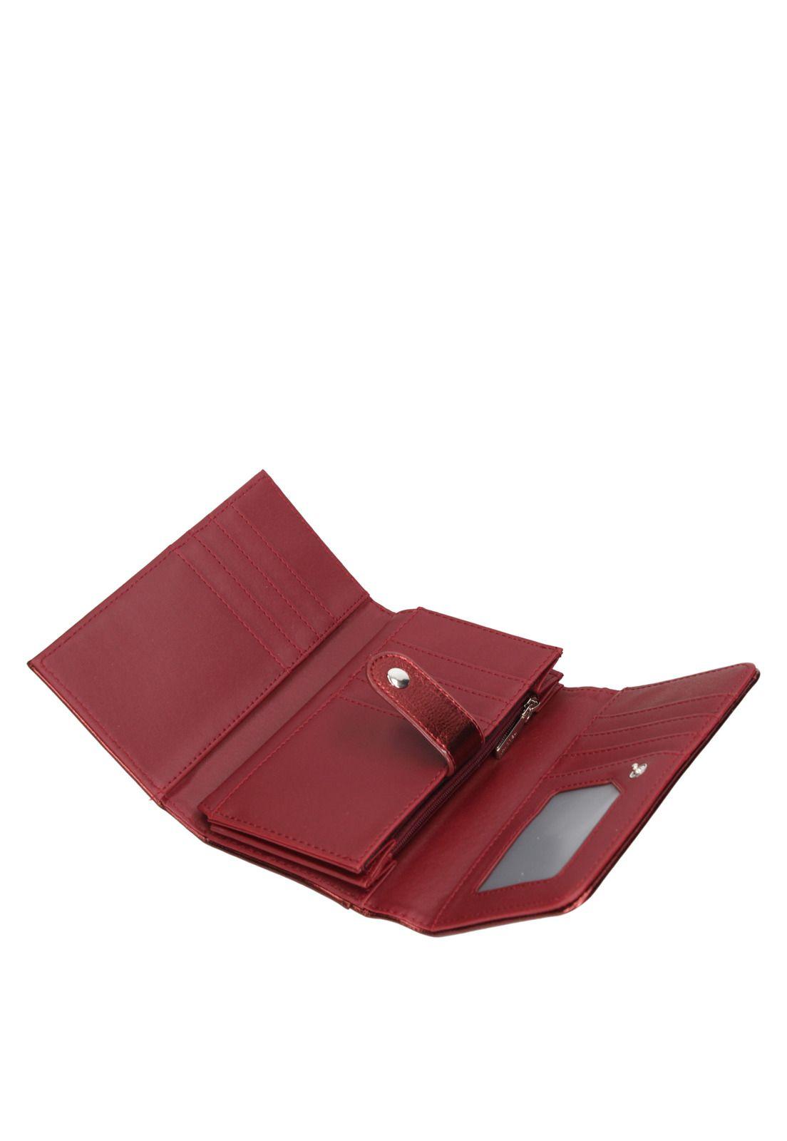 Billetera B076 Rojo Pollini-3