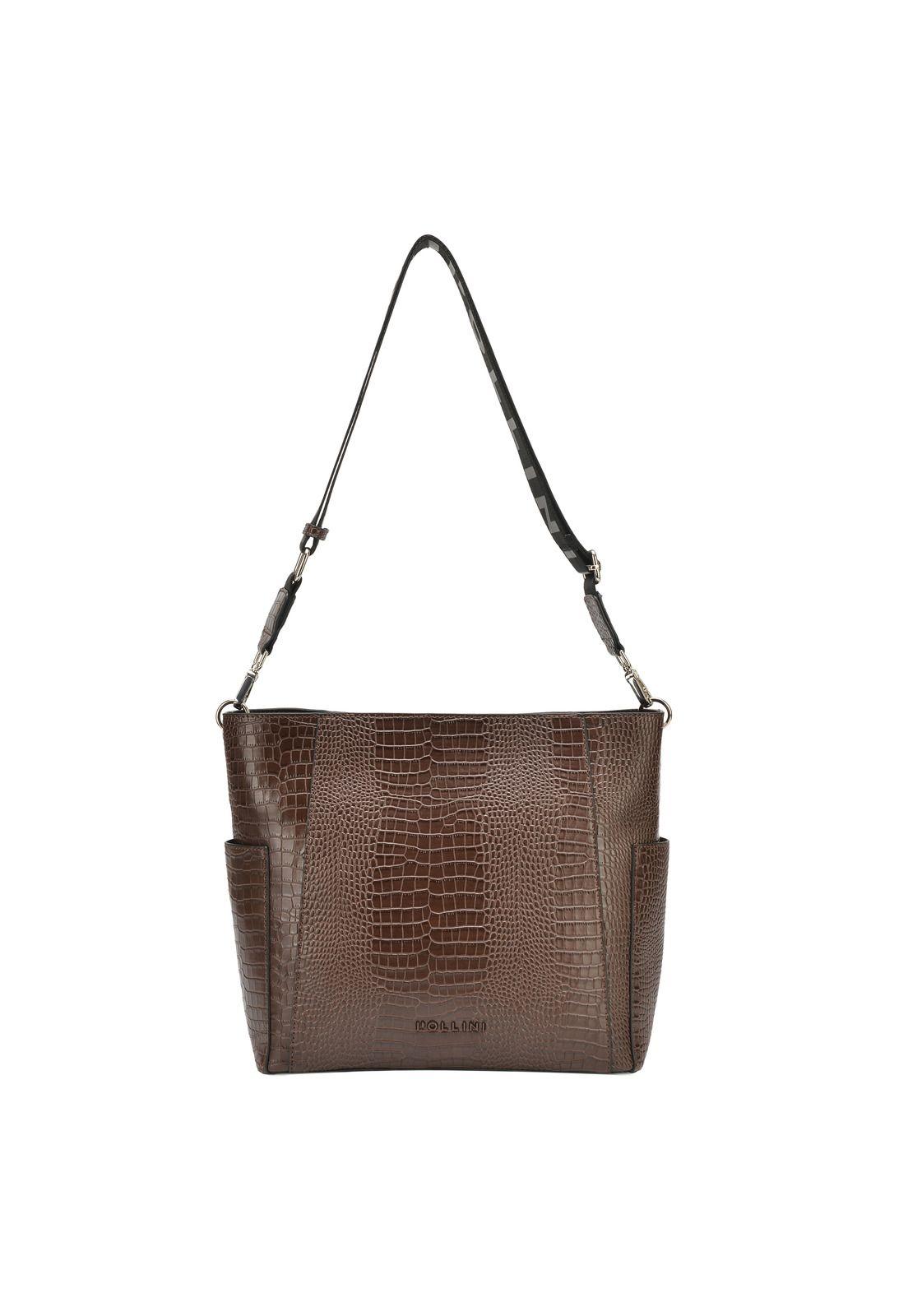 Cartera Chocolate Pollini-1