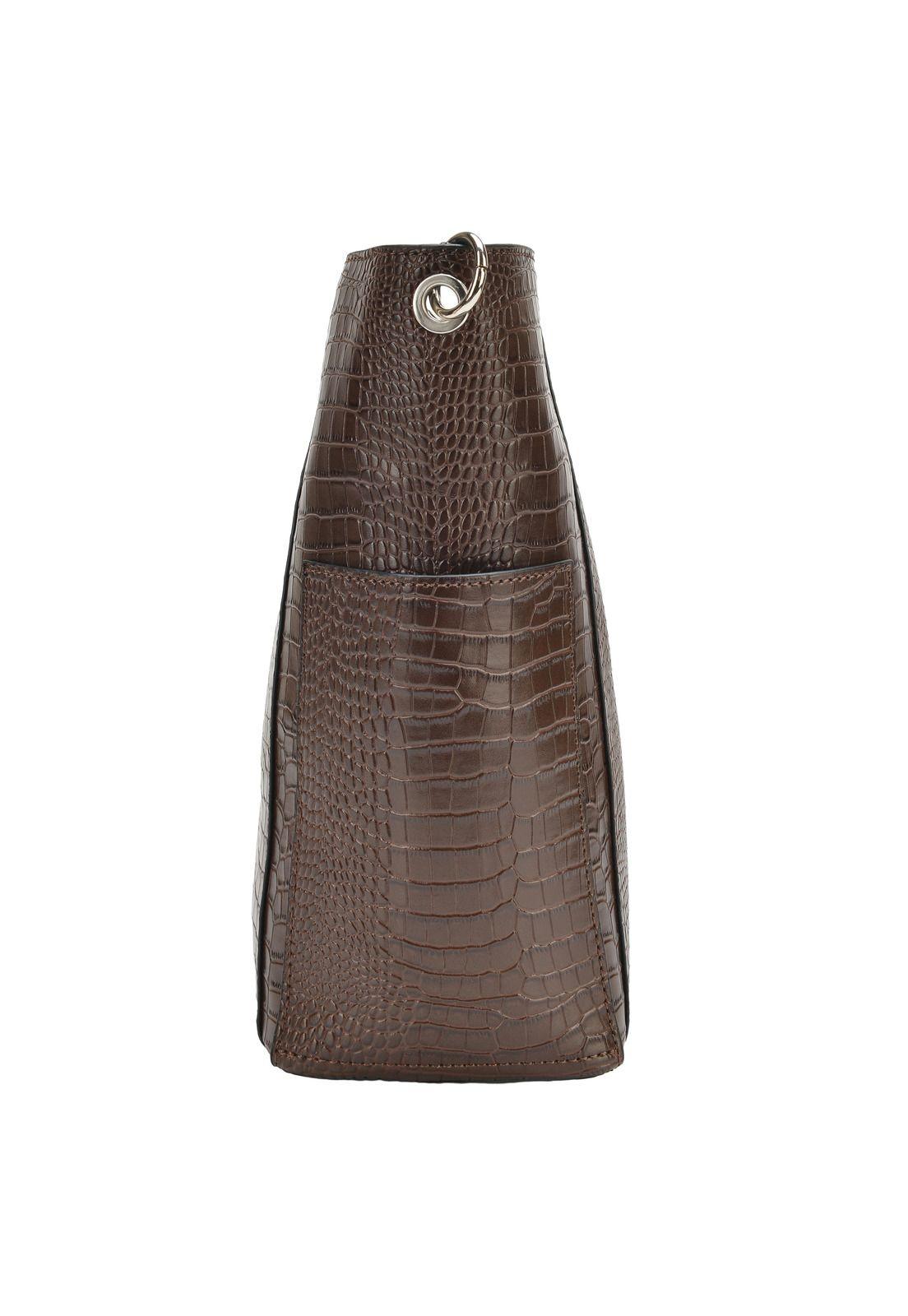 Cartera Chocolate Pollini-4