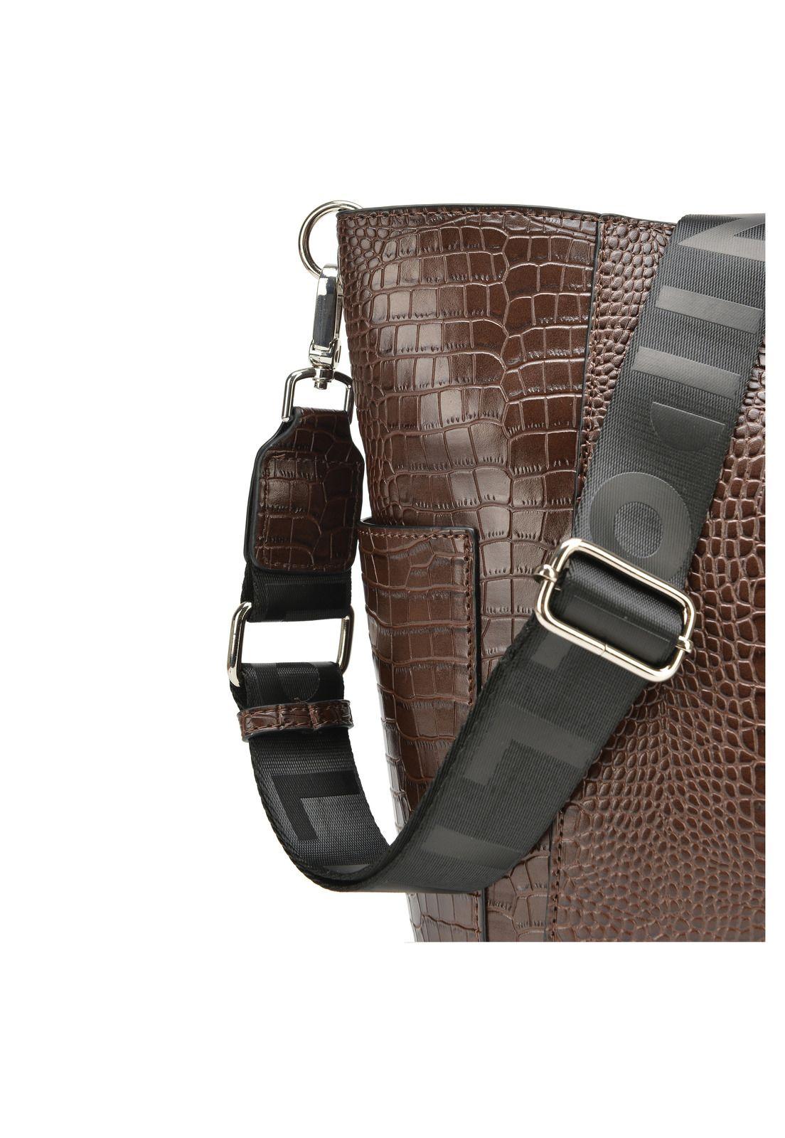 Cartera Chocolate Pollini-5