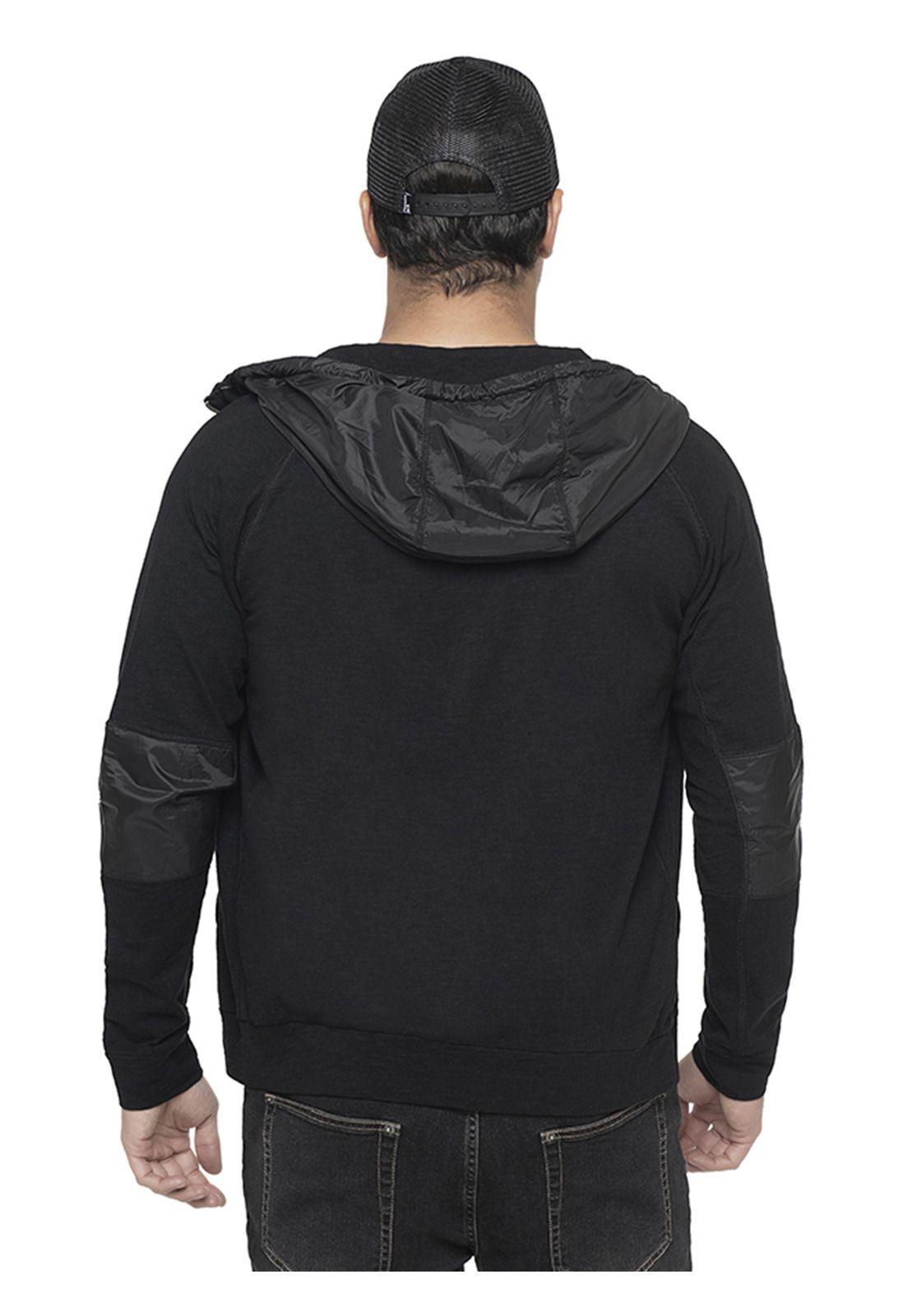 Polerón Negro Hombre Panama Jack-1