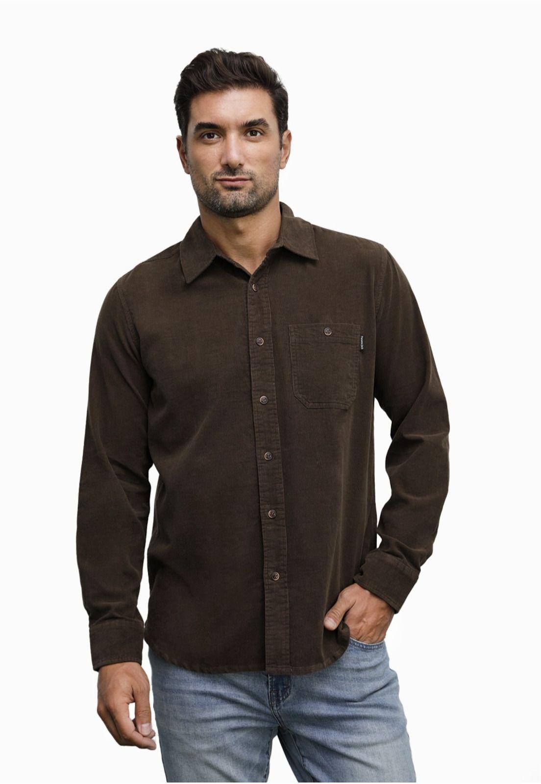 Camisa Hombre  chocolate Panama Jack-0
