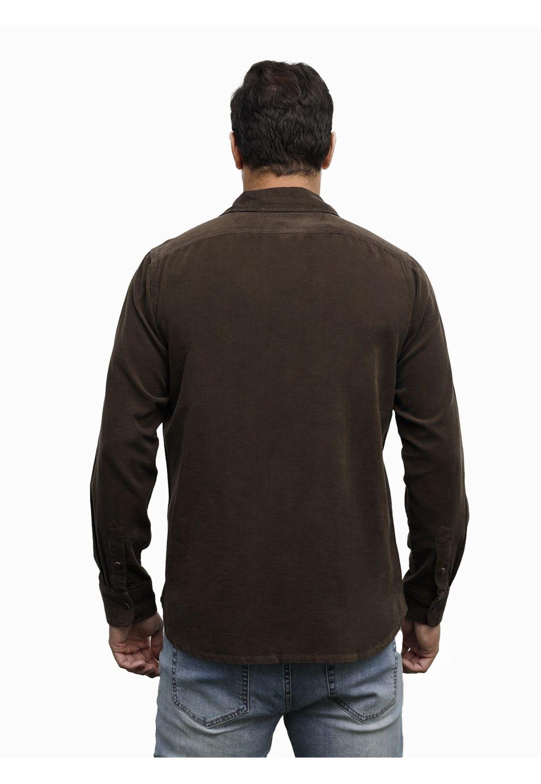 Camisa Hombre  chocolate Panama Jack-1