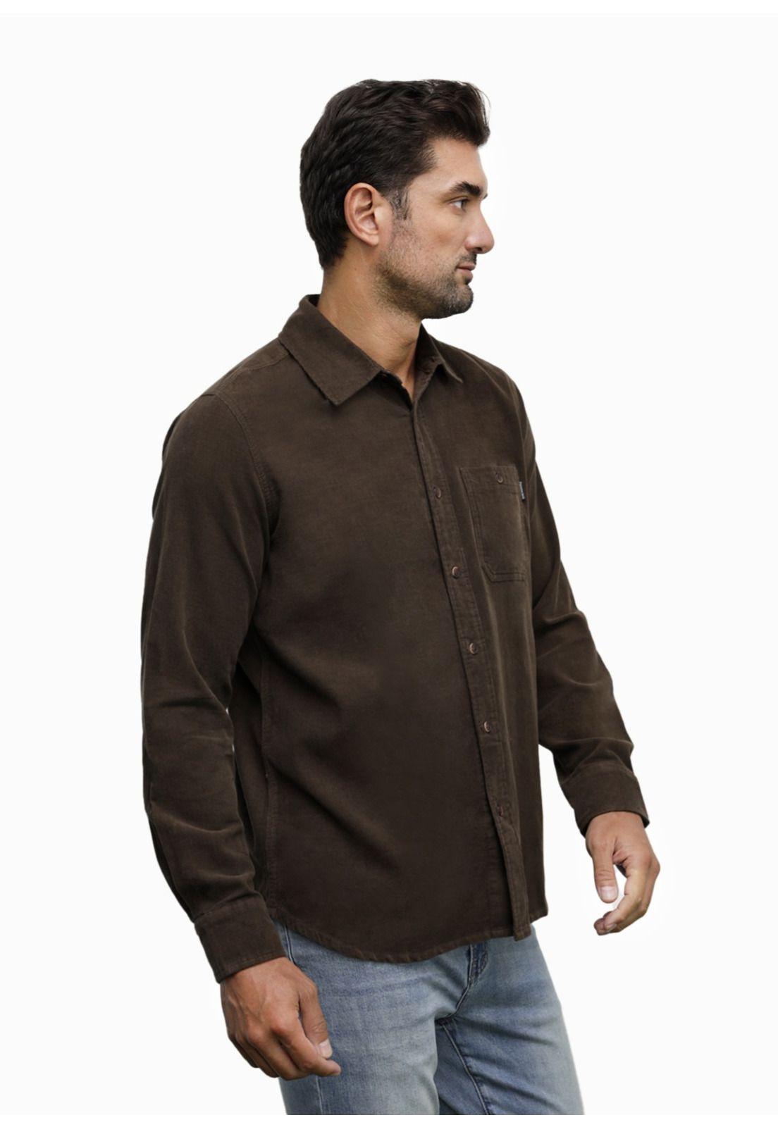 Camisa Hombre  chocolate Panama Jack-2