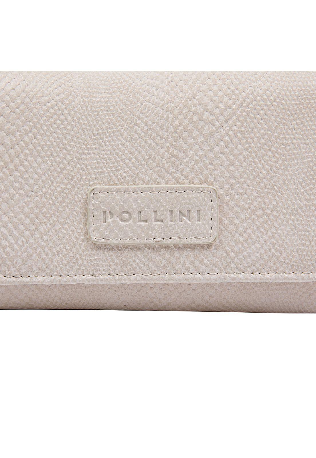 Billetera Mujer Blanco Pollini-5