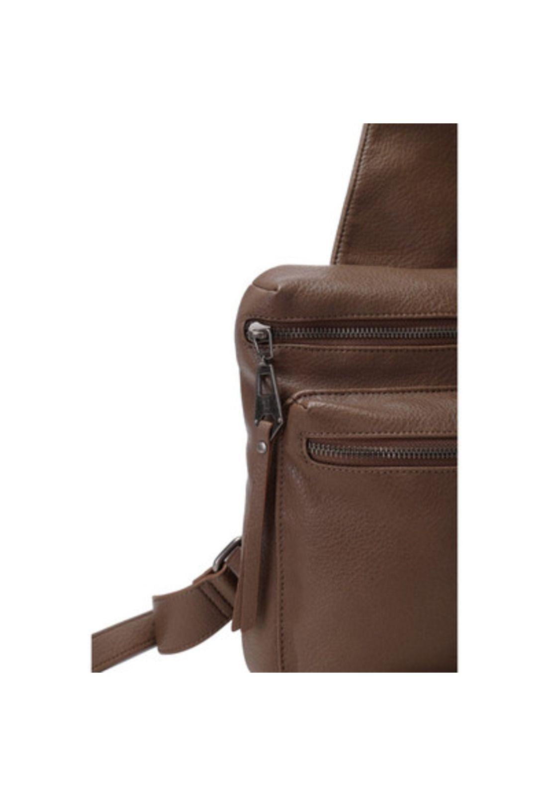 Cartera Bandolera Taupe Zappa-4
