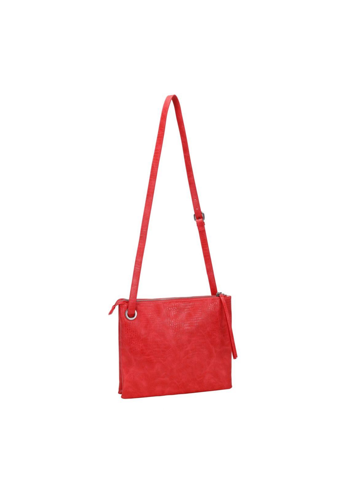 Cartera Bandolera Rojo Pollini-2