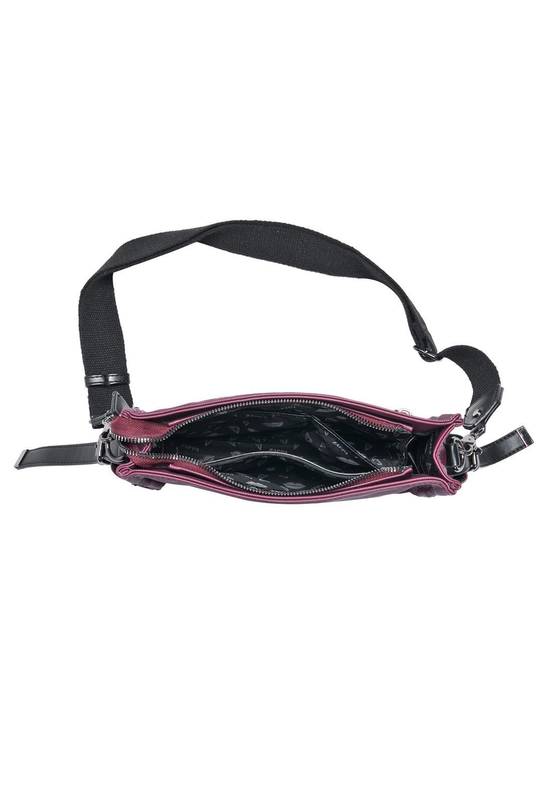Cartera Bandolera Frambuesa Zappa-2