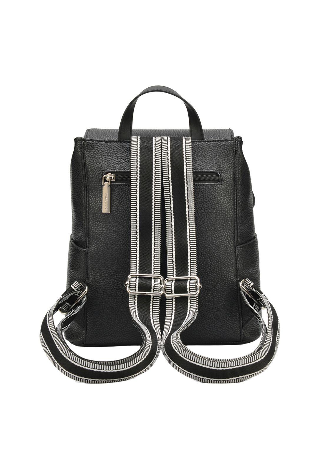 Mochila Mujer Negro Pollini-1