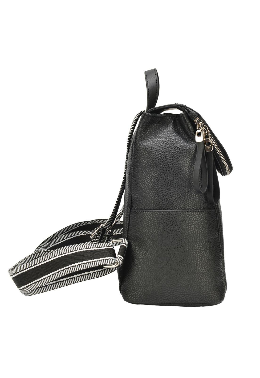 Mochila Mujer Negro Pollini-2