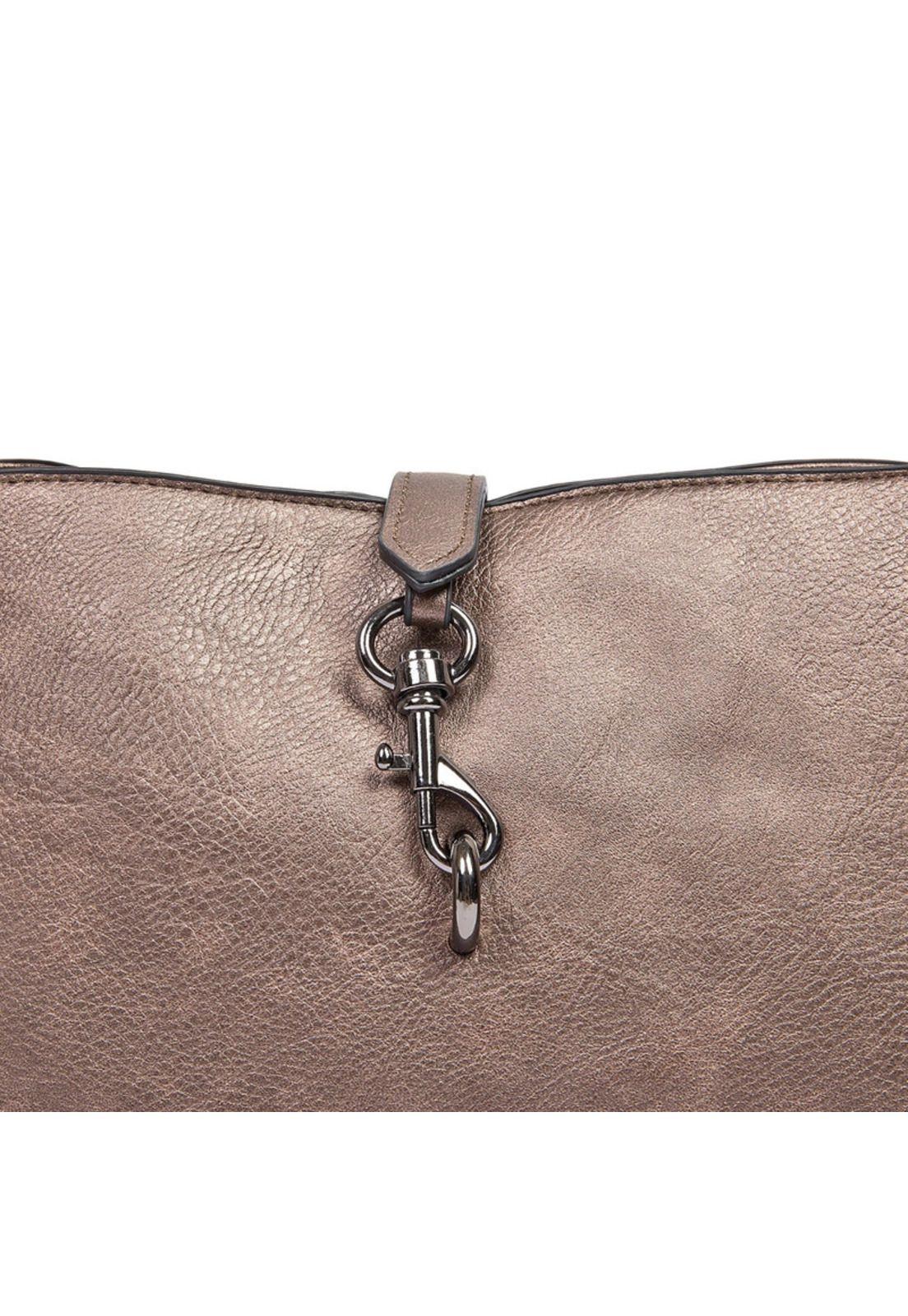 Cartera Bandolera Cobre Pollini-4
