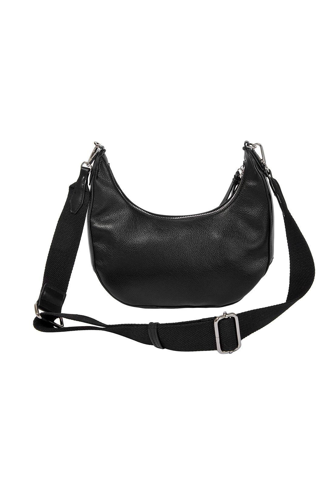 Cartera Bandolera Negro Pollini-1