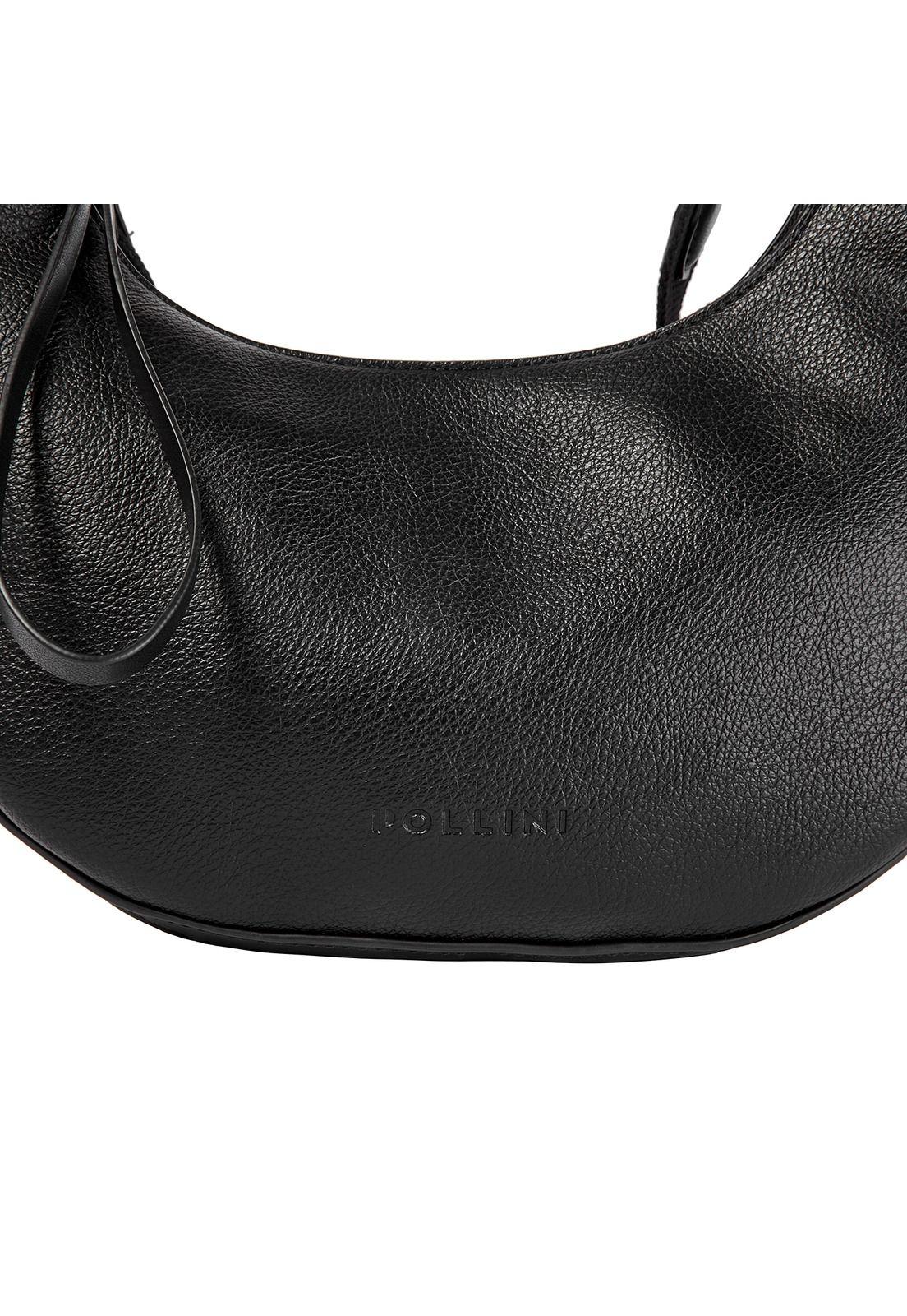 Cartera Bandolera Negro Pollini-5