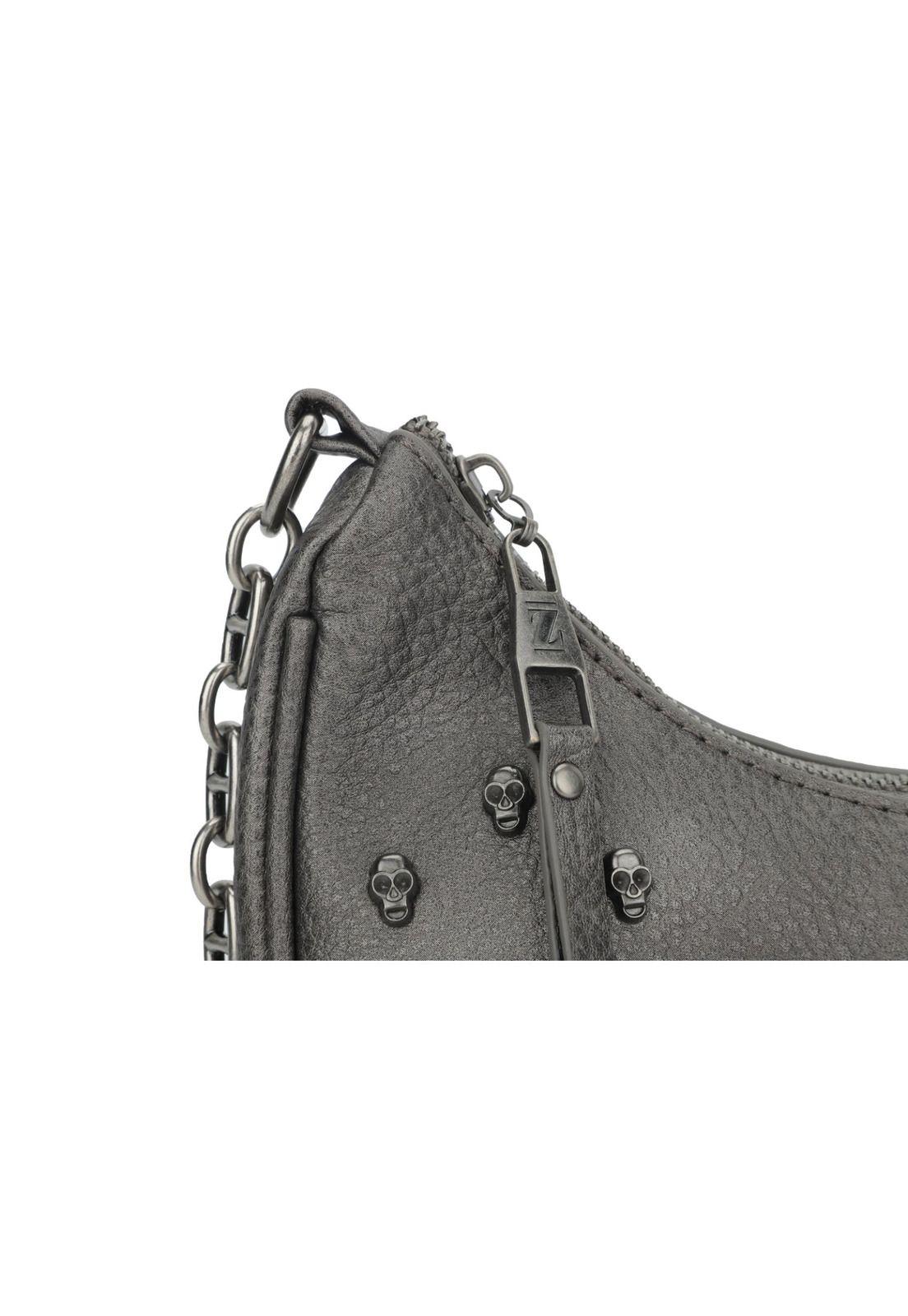 Cartera Gris metalizado Zappa-5