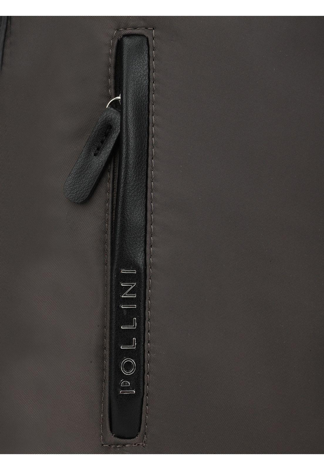 Mochila Mujer Gris Pollini-5