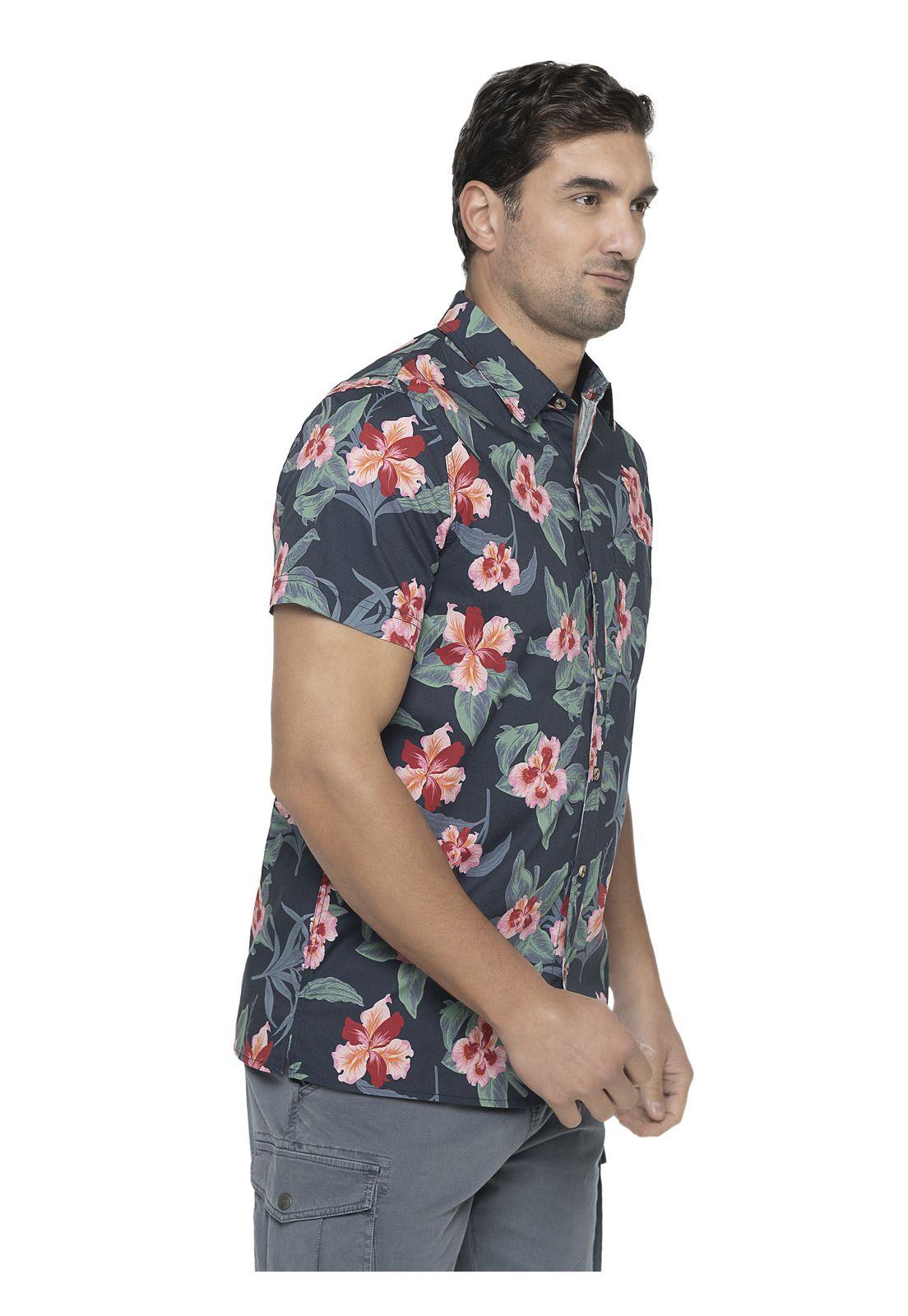 Camisa Hombre Azul Panama Jack-3