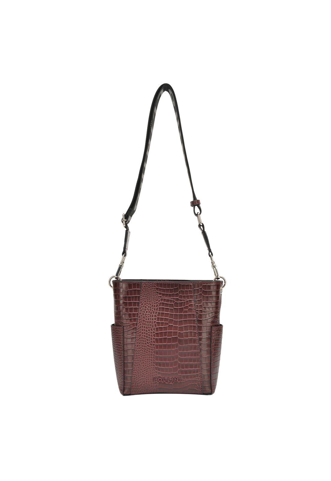 Cartera Bandolera burdeo Pollini-1