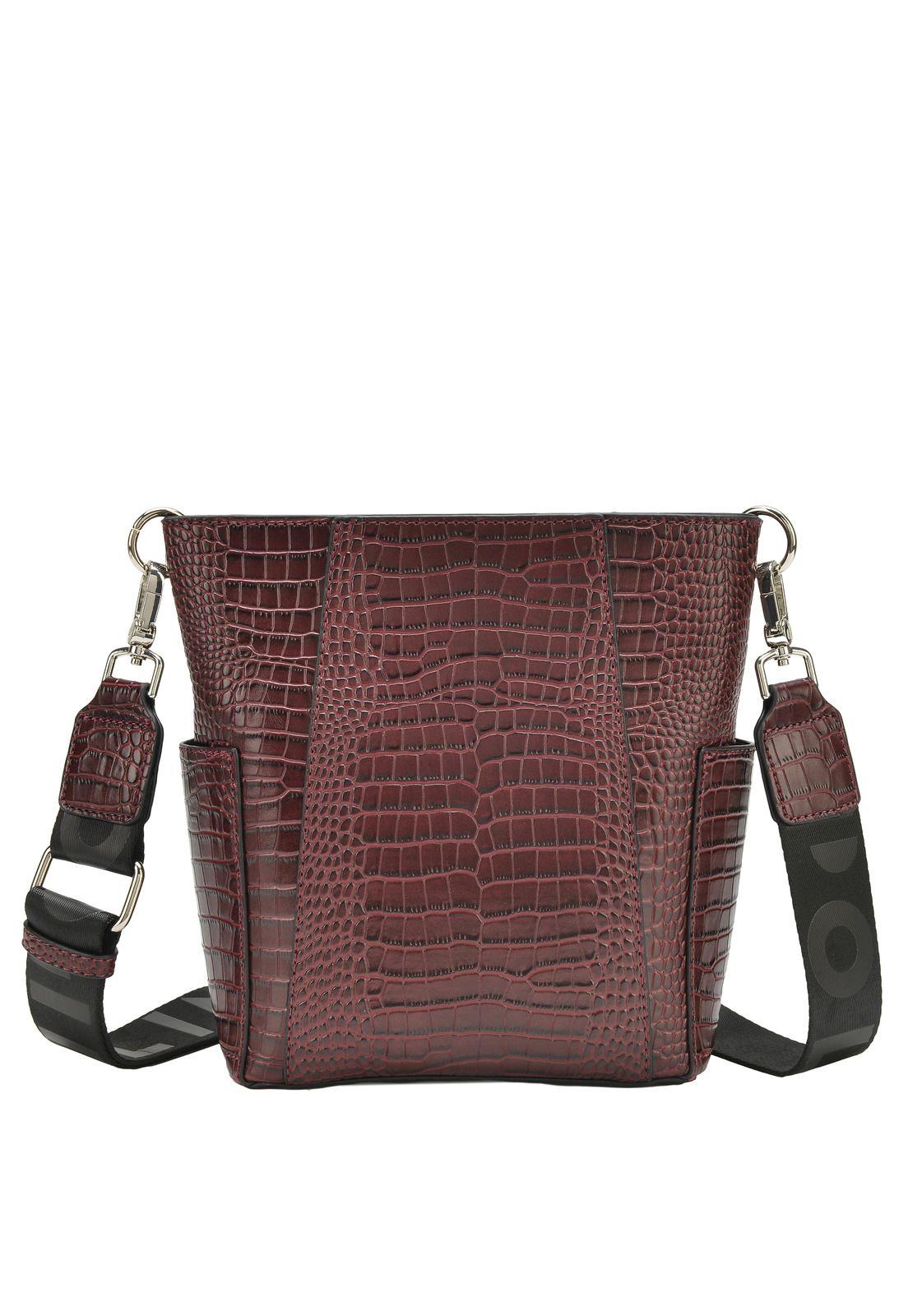 Cartera Bandolera burdeo Pollini-2