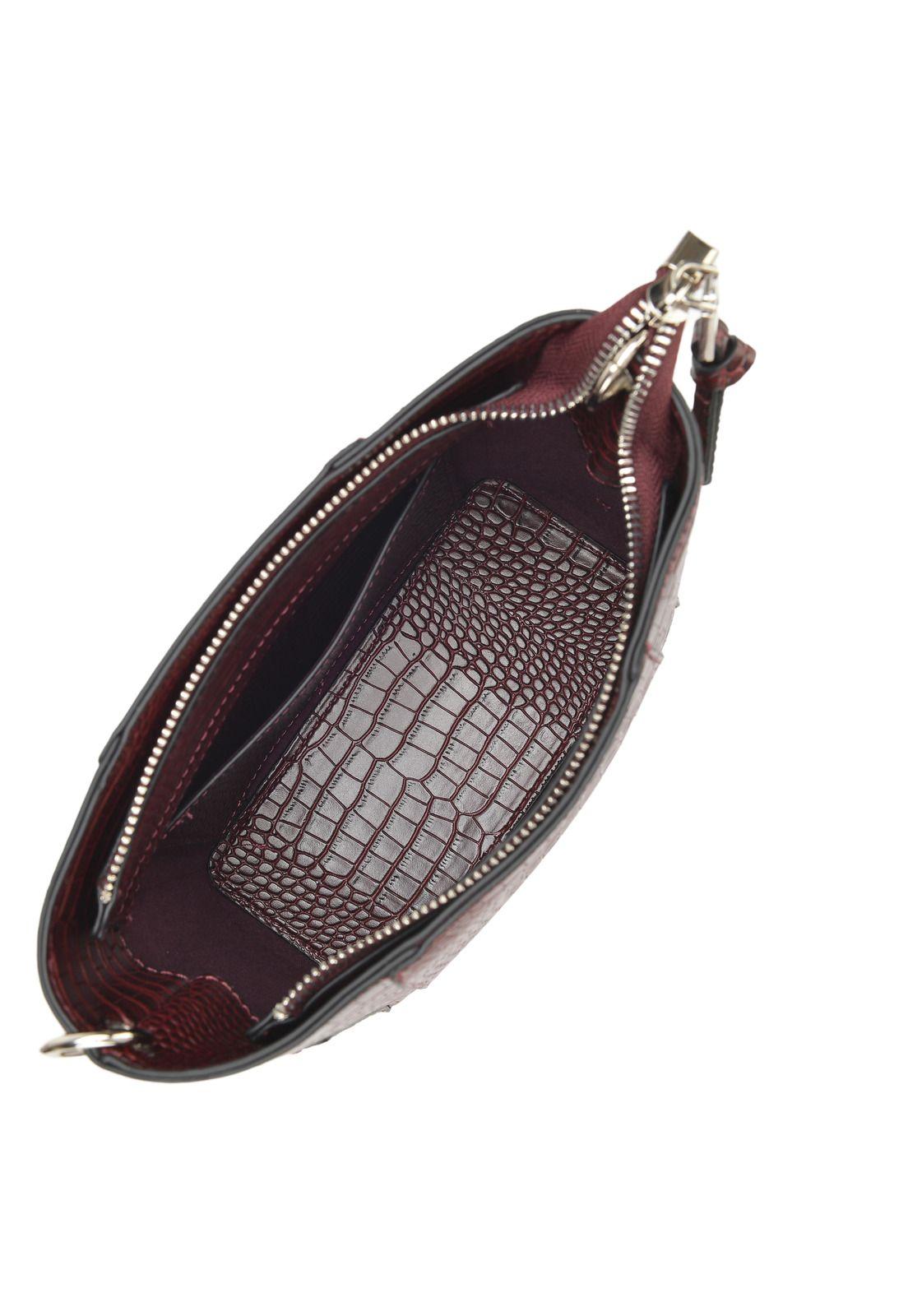 Cartera Bandolera burdeo Pollini-3