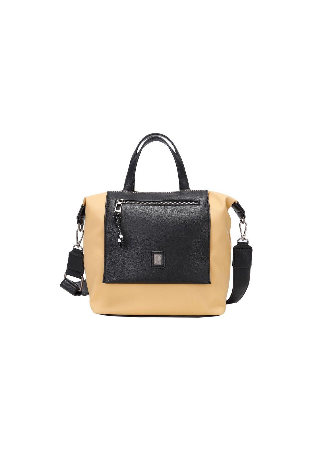 Cartera Mostaza Pollini-0