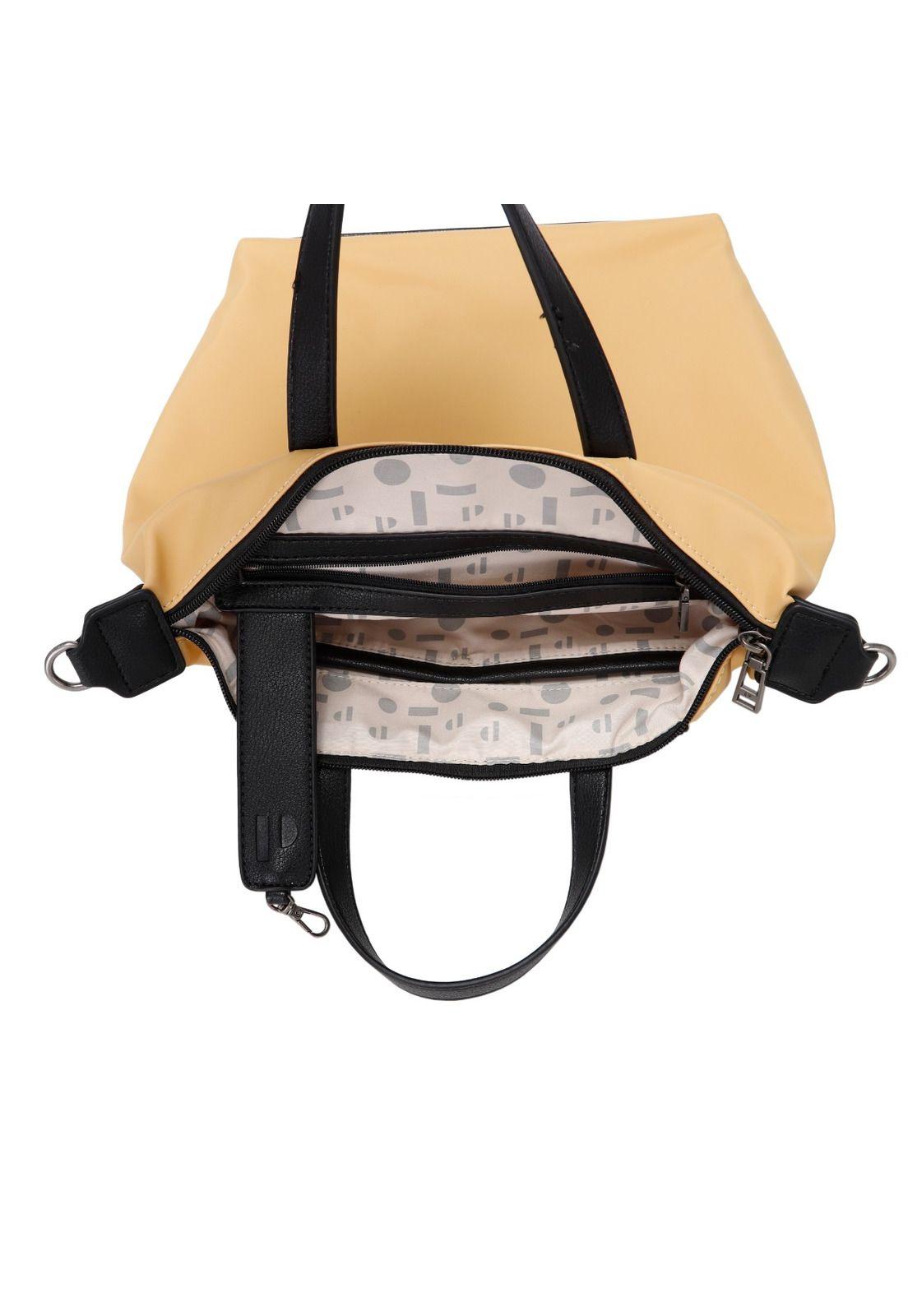 Cartera Mostaza Pollini-5