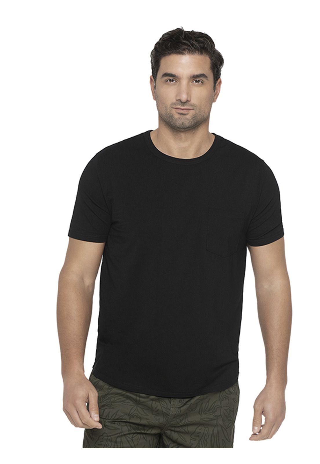 Polera Hombre Negro Panama Jack-0