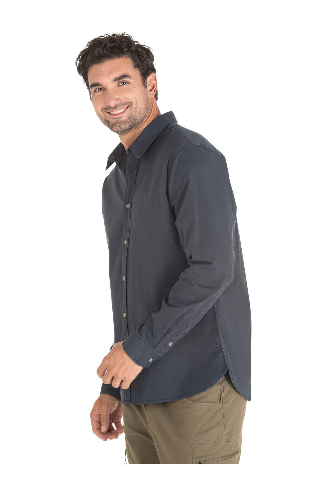 Camisa Hombre Azul Panama Jack-2