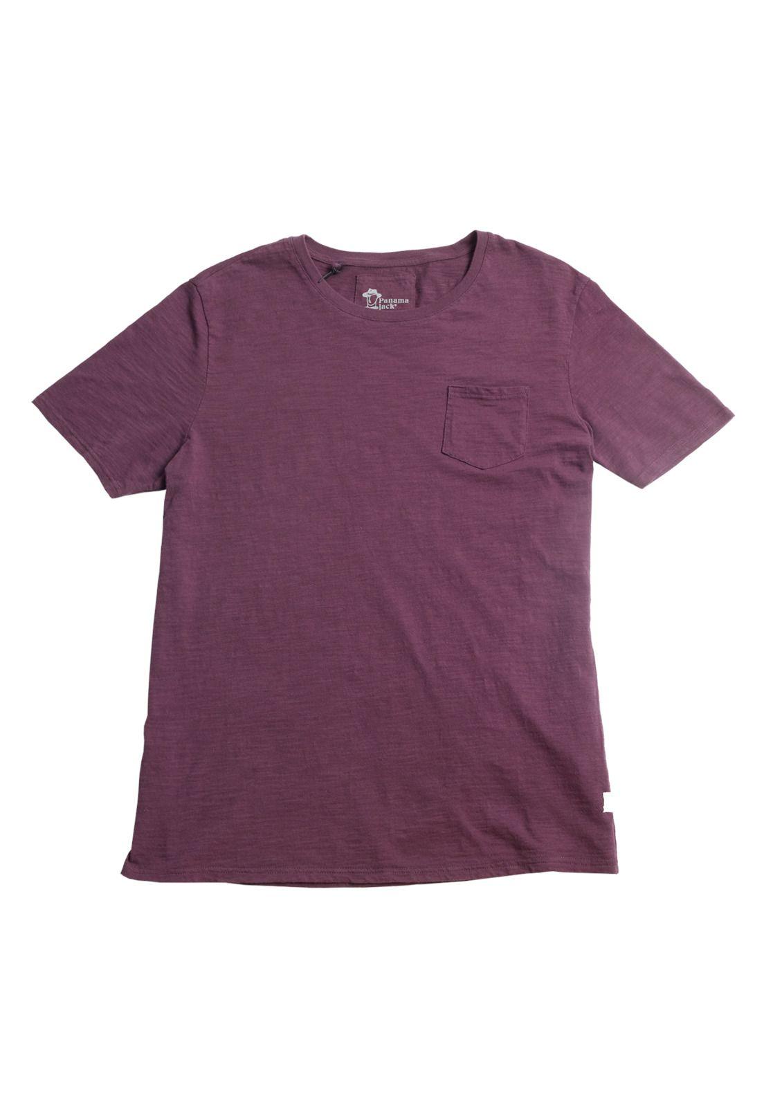 Polera Hombre Burdeo Panama Jack-4