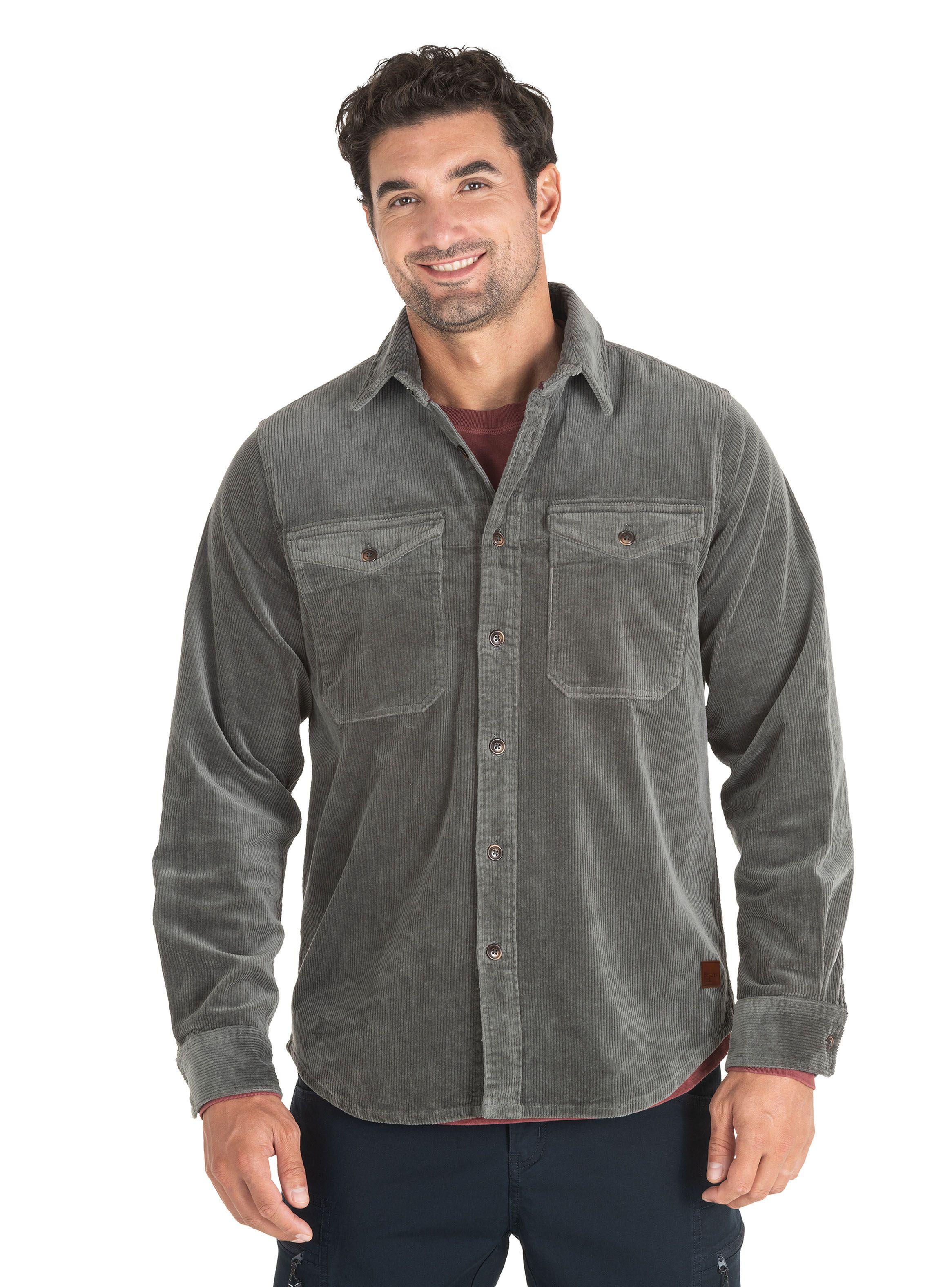 Chaqueta Cotelé Hombre Gris Panama Jack-0