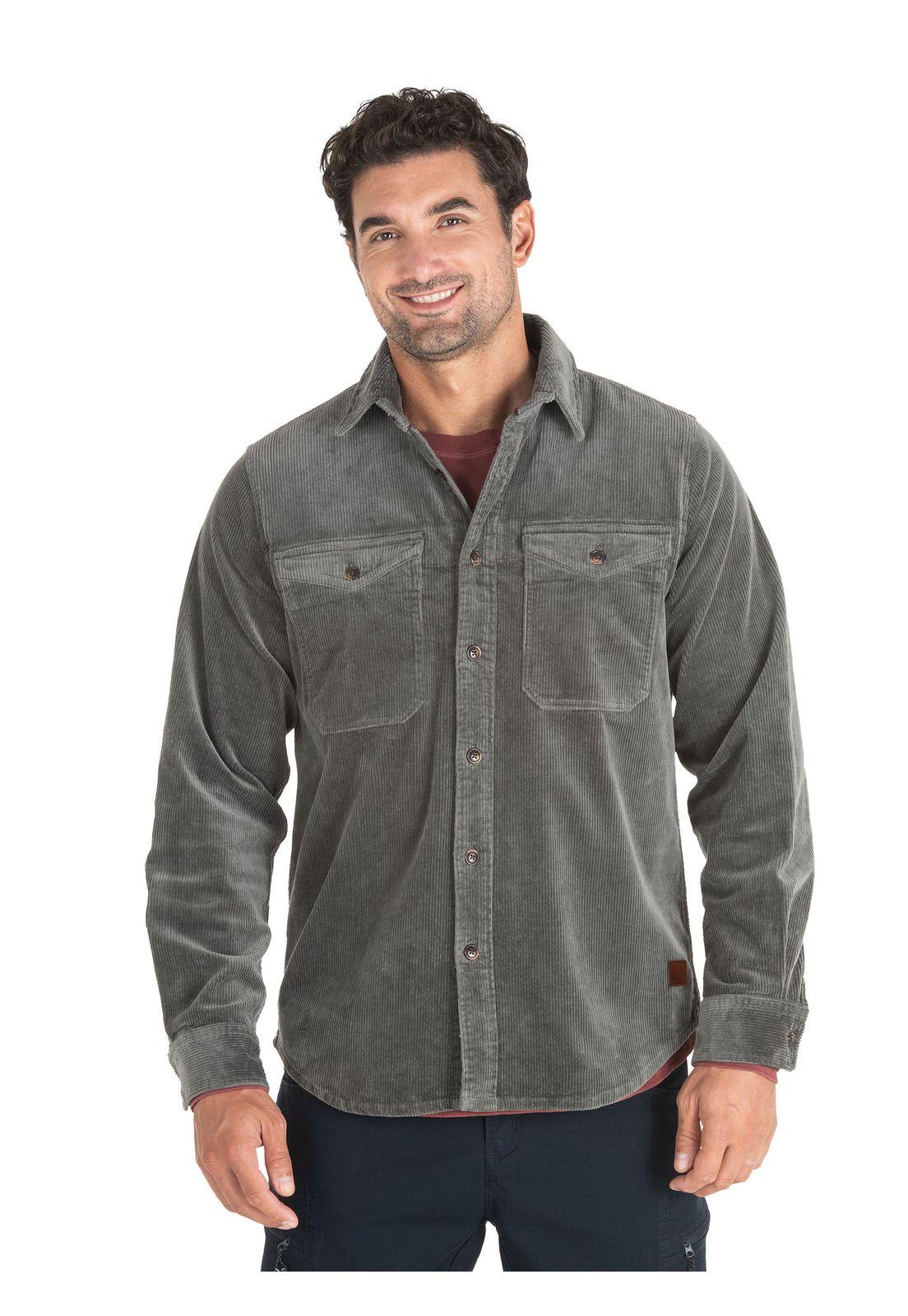 Chaqueta Cotelé Hombre Gris Panama Jack-0