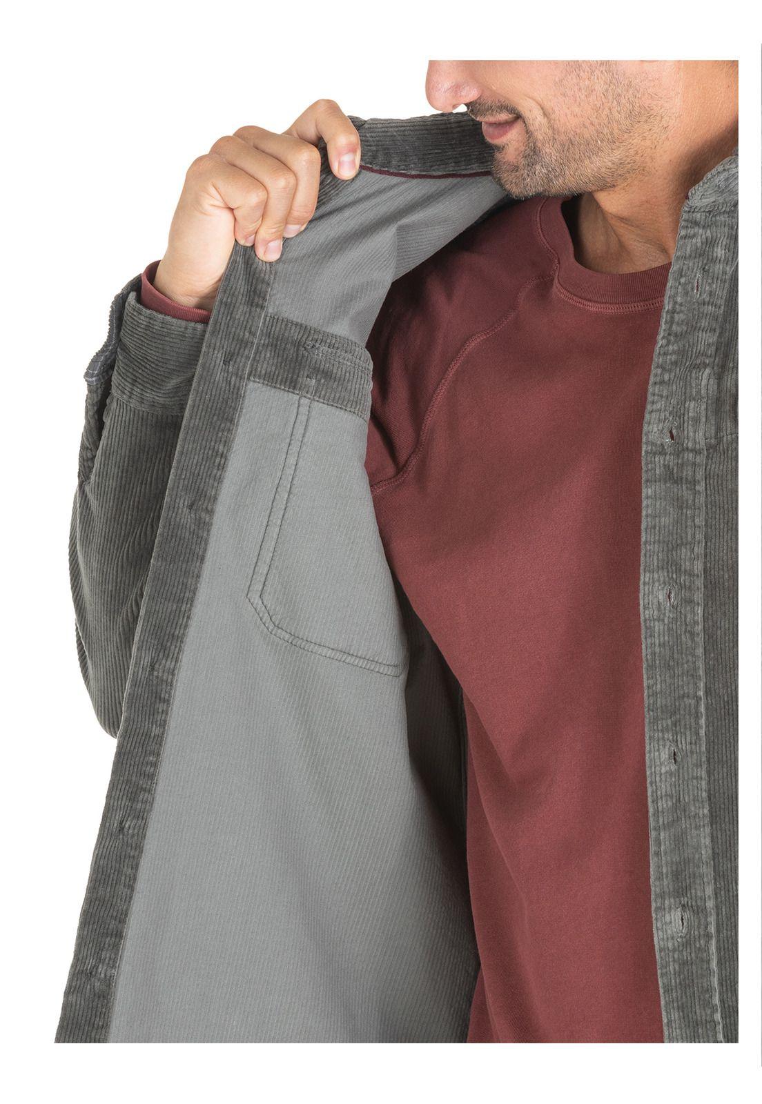 Chaqueta Cotelé Hombre Gris Panama Jack-5