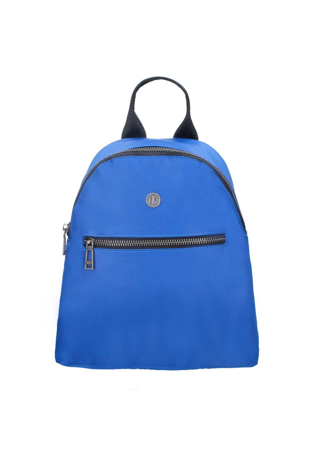 Mochila Mujer Azul Pollini-0