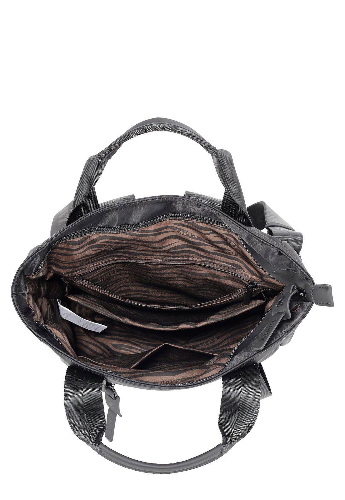 Mochila Porta Notebook Mujer Negro Zappa-2