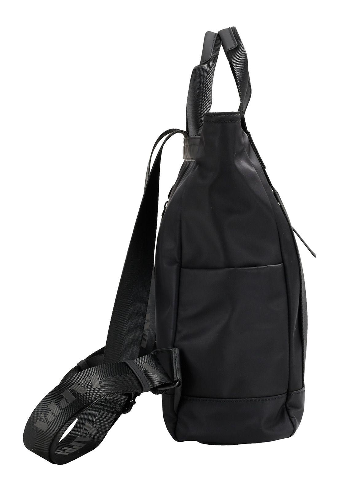 Mochila Porta Notebook Mujer Negro Zappa-3