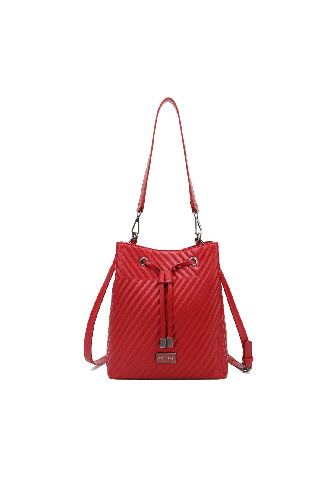Cartera Rojo Pollini-0