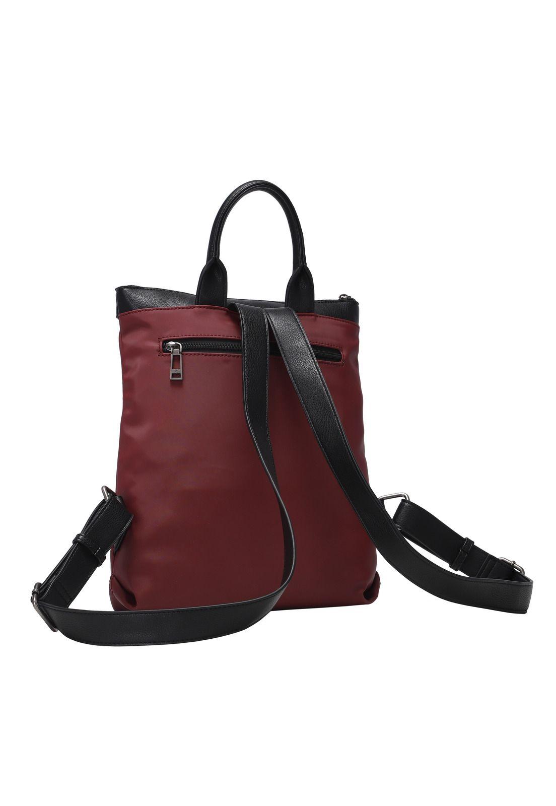 Mochila Mujer Burdeo Pollini-1