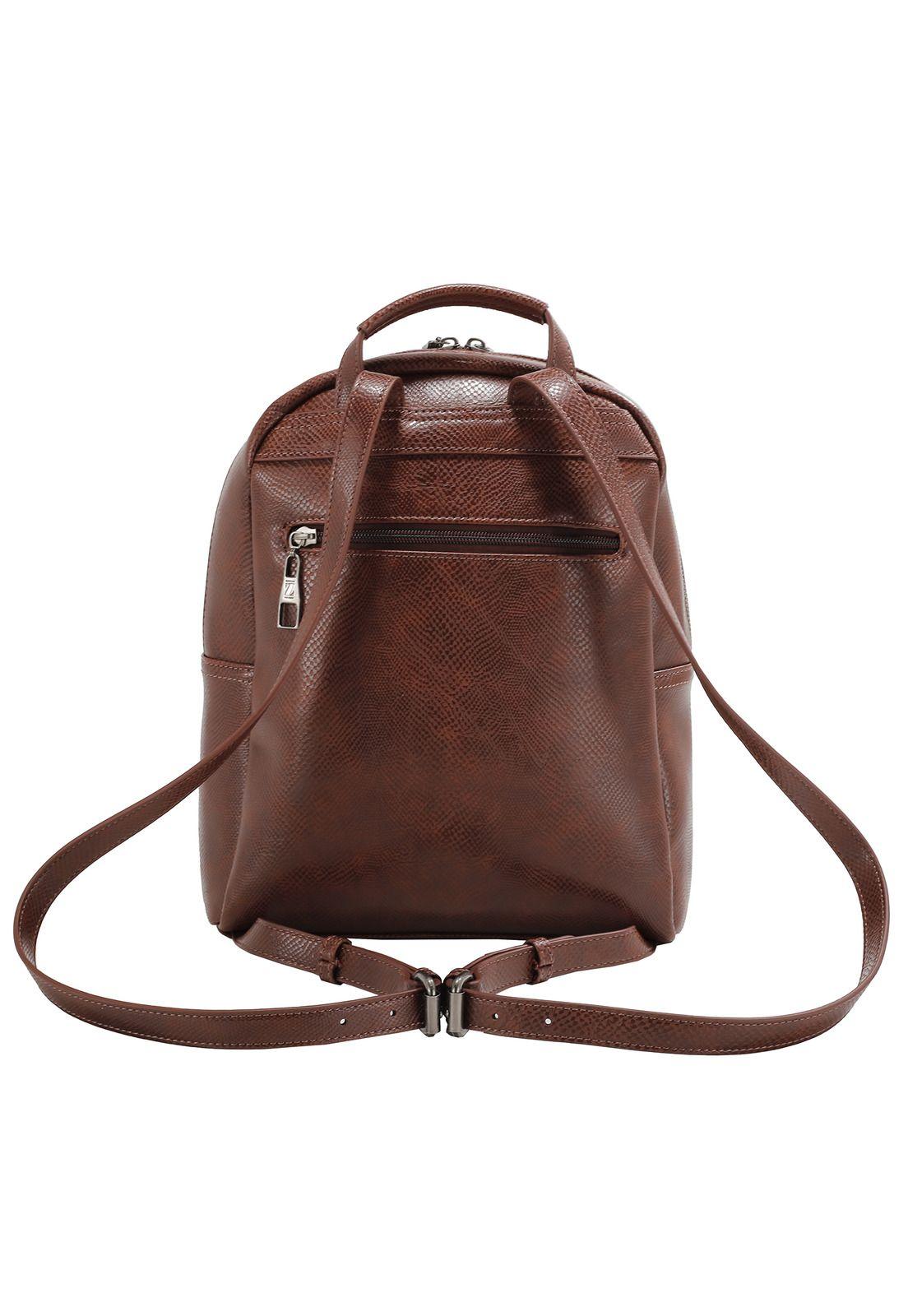 Mochila Mujer Chocolate Zappa-1