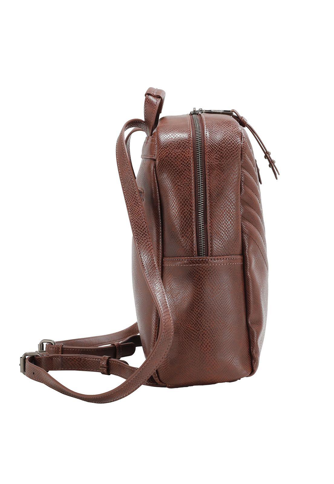 Mochila Mujer Chocolate Zappa-2
