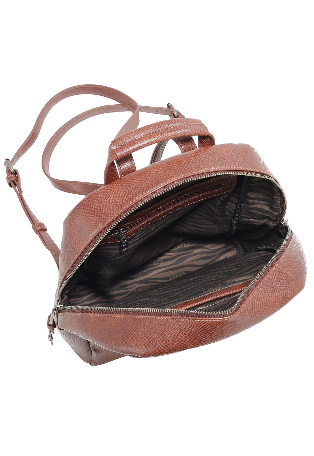 Mochila Mujer Chocolate Zappa-3
