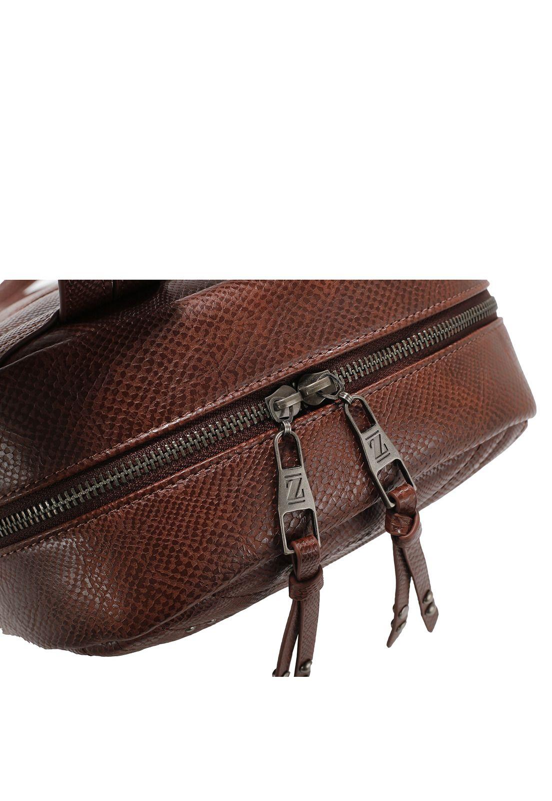 Mochila Mujer Chocolate Zappa-4