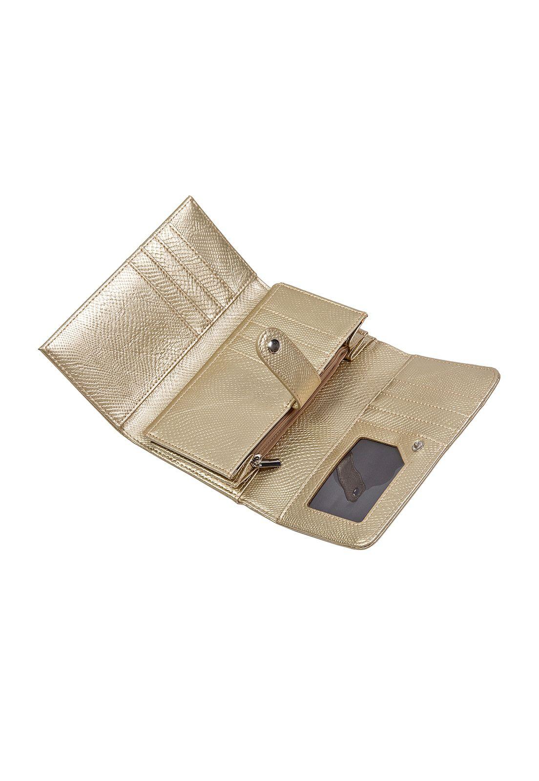 Billetera Mujer Gold Pollini-2