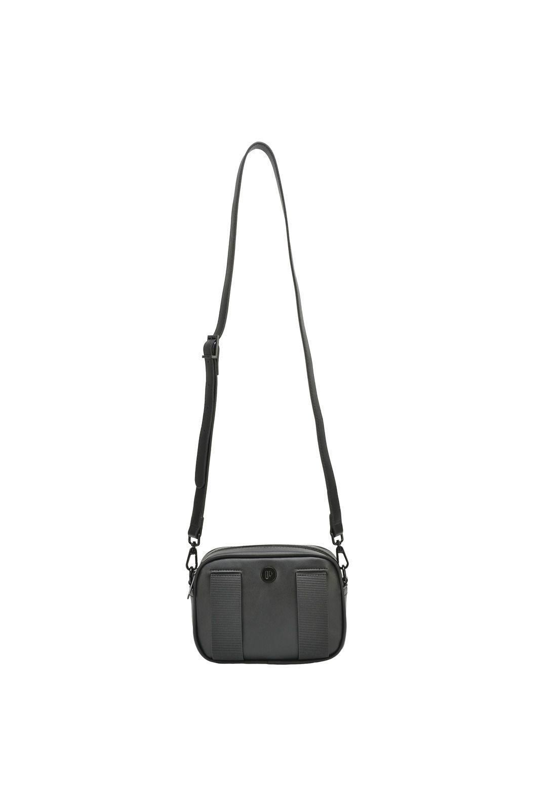 Cartera Bandolera Negro Pollini-1