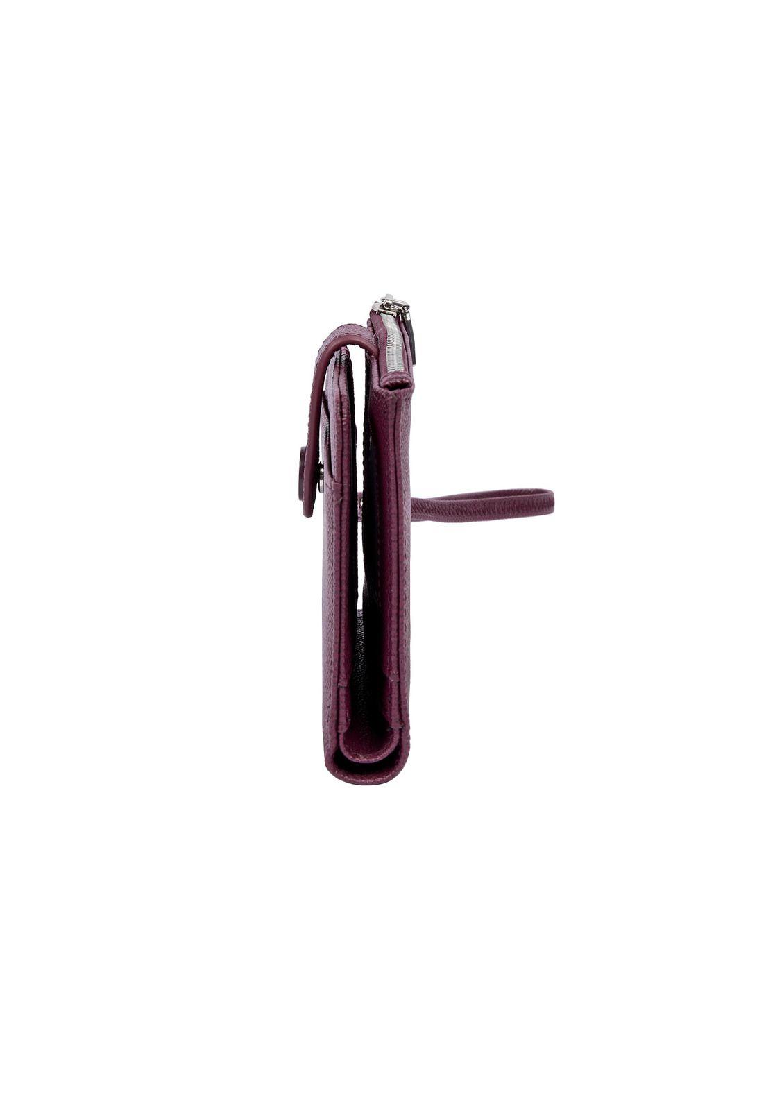 Billetera Mujer Burdeo B107 Pollini-3