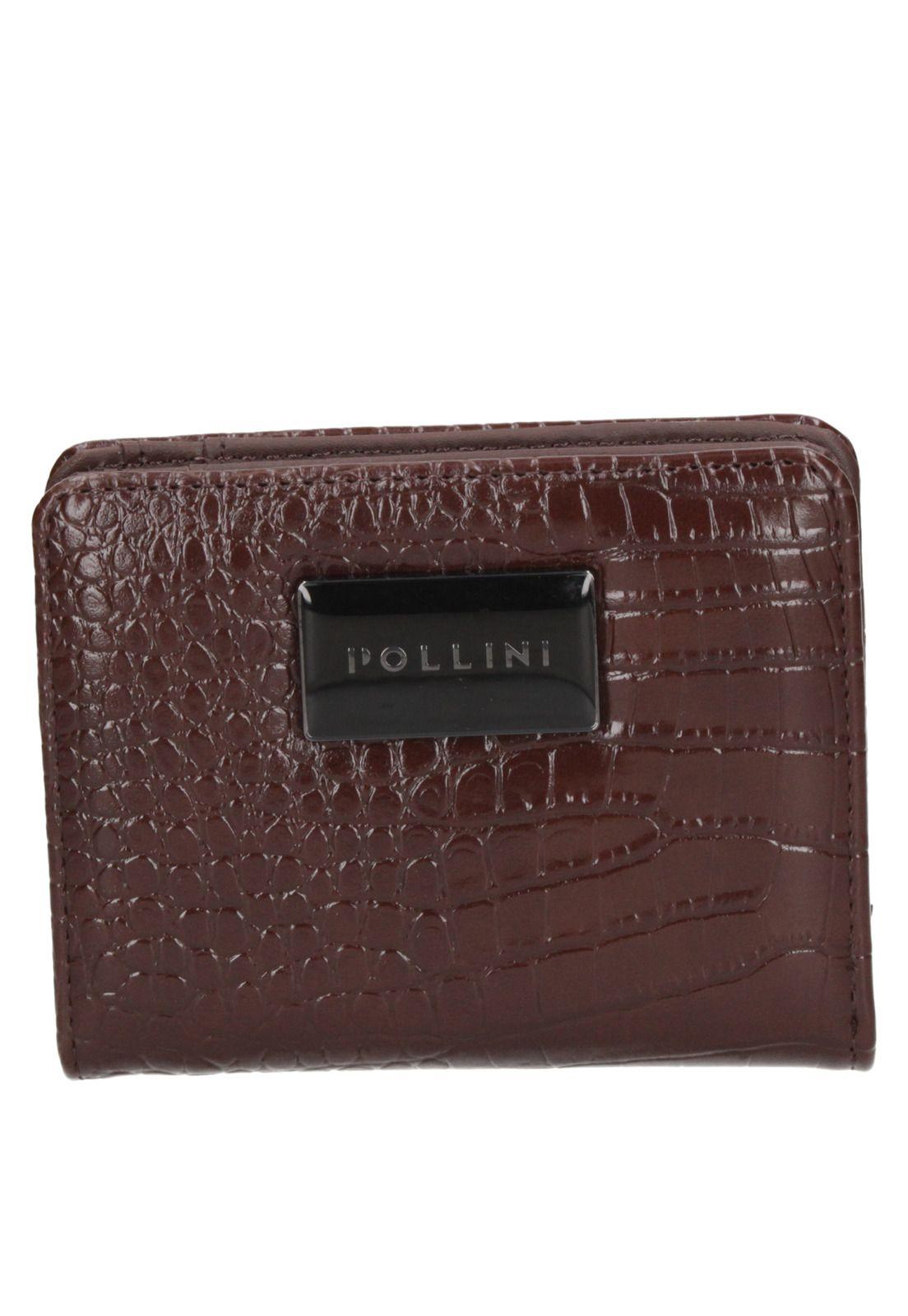 Billetera Small B075 Chocolate Pollini-0
