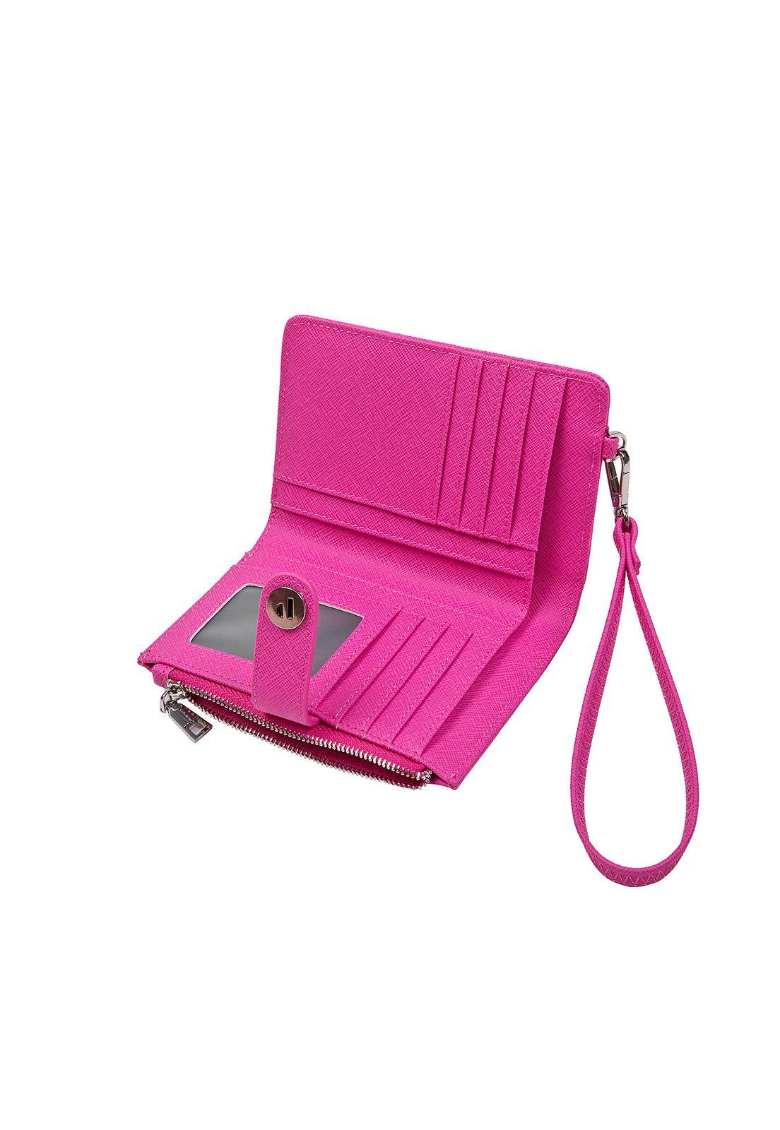 Billetera Mujer Fucsia Pollini-2