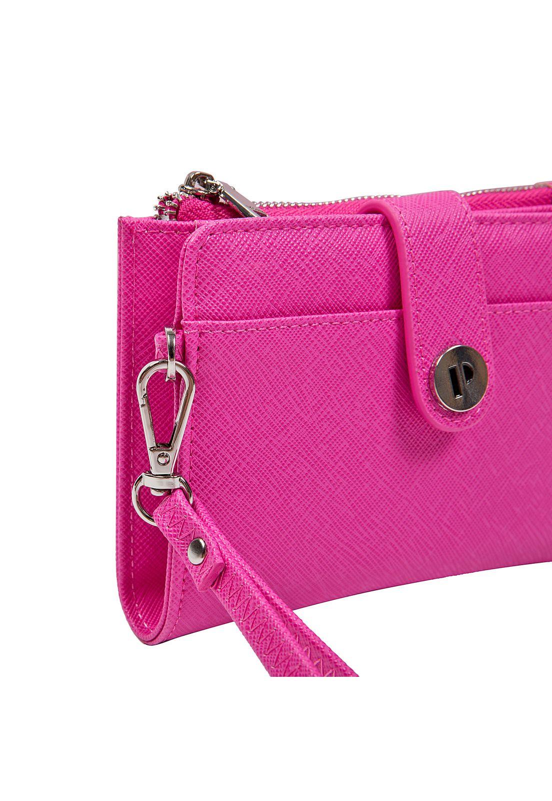 Billetera Mujer Fucsia Pollini-3