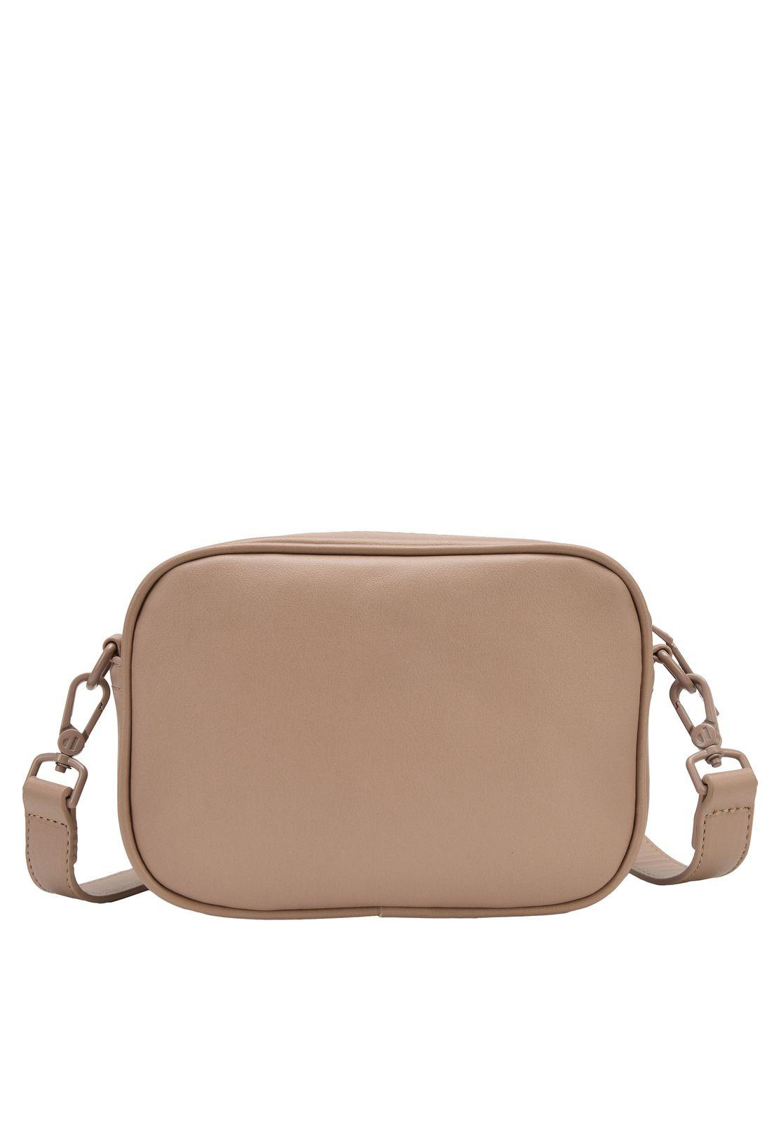 Cartera Bandolera Beige Pollini-2