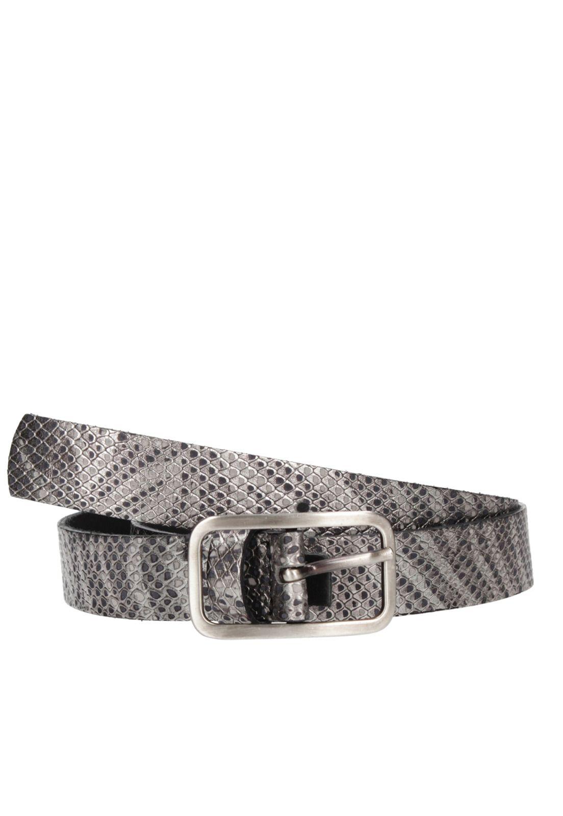Cinturón Cuero Mujer Z582 Peltre Zappa-0