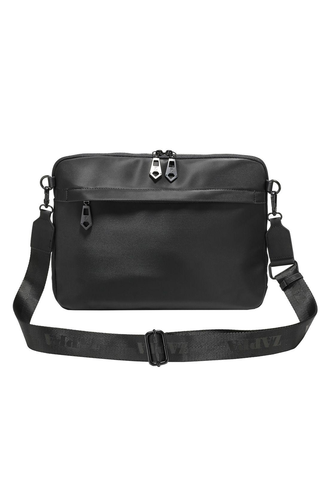 Cartera Porta Notebook Negro Zappa-1