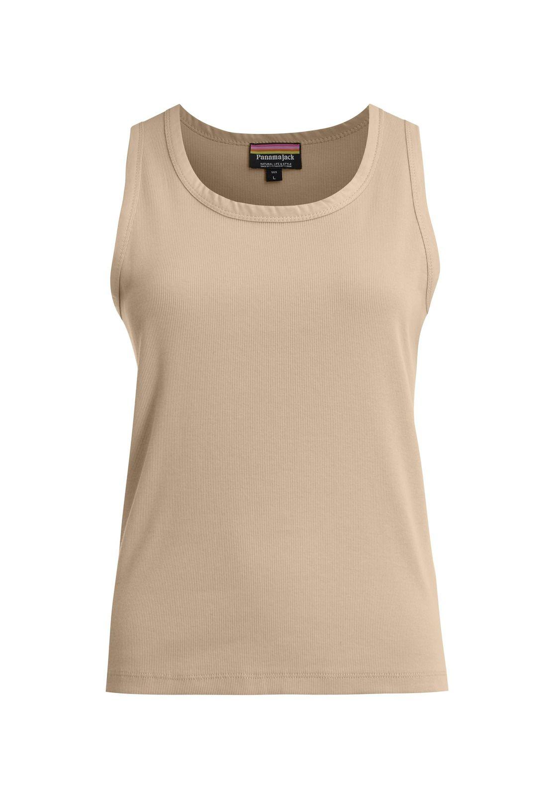 Polera Mujer sin Mangas Rib Panama Jack-6
